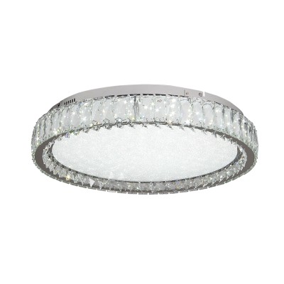 InLight Πλαφονιέρα οροφής από χρώμιο μέταλλο και κρύσταλλα (42013-Β)