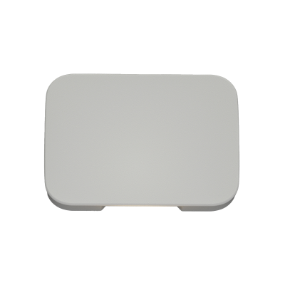 it-Lighting Silver LED 1W 3000K Outdoor Wall Lamp White D:5cmx7cm (80202420)