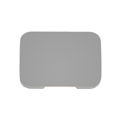 it-Lighting Silver LED 1W 3000K Outdoor Wall Lamp Grey D:5cmx7cm (80202430)