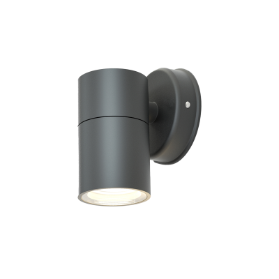 it-Lighting Eklutna 1xGU10 Outdoor Wall Lamp Anthracite D:11.3cmx11.3cm (80200544)