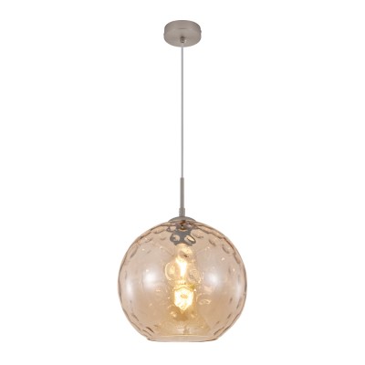 InLight Κρεμαστό φωτιστικό από μελί γυαλί 1XE27 D:30cm (4039-A-Amber)