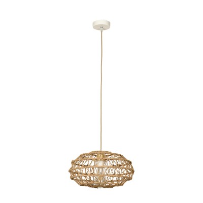 InLight Κρεμαστό Φωτιστικό από σχοινί 1xE27 D:35cm (4041-C)