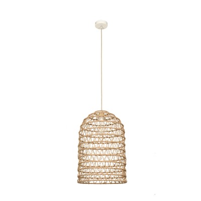 InLight Κρεμαστό Φωτιστικό από σχοινί 1xE27 D:35cm (4048-B)