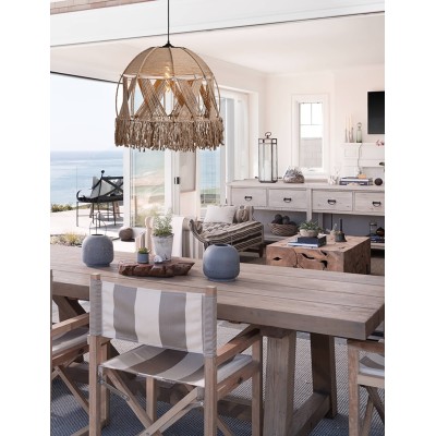 Φωτιστικό μονόφωτο σχοινί natural Ε27 Φ60