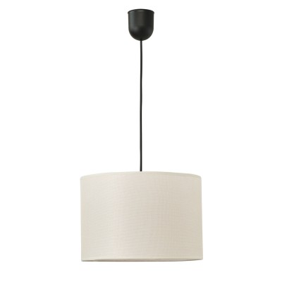 Φωτιστικό μονόφωτο αμπαζούρ μπεζ Ε27 Φ40