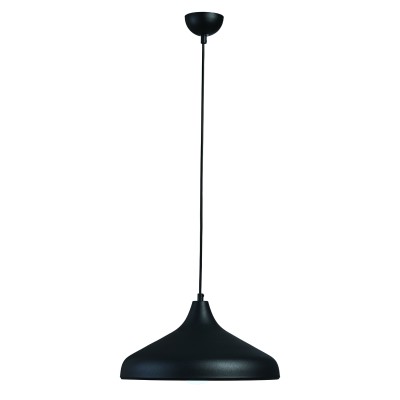 Φωτιστικό μονόφωτο μέταλλο σε μαύρο χρώμα Ε27 Φ35