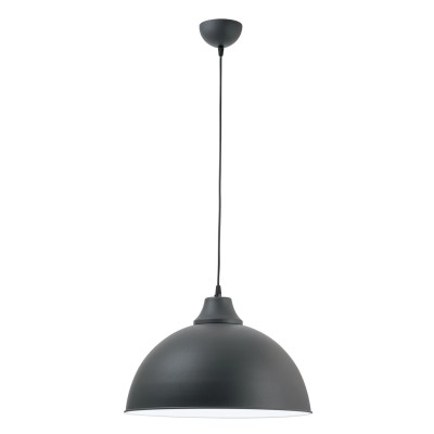 Φωτιστικό μονόφωτο αλουμίνιο γραφίτης/λευκό Ε27 Φ42