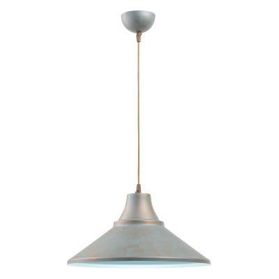 Φωτιστικό μονόφωτο αλουμίνιο sapphire/πατίνα χρυσή Ε27 Φ40