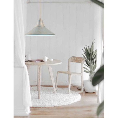 Φωτιστικό μονόφωτο αλουμίνιο sapphire/πατίνα χρυσή Ε27 Φ40