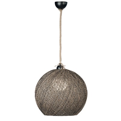 Φωτιστικό μονόφωτο μπάλα σχοινί Ε27 Φ40