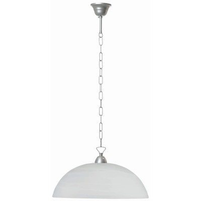 Φωτιστικό μονόφωτο γυαλί λευκό Ε27 Φ40