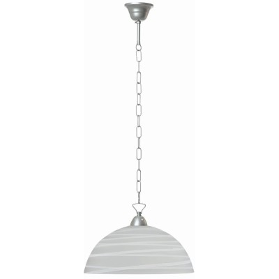 Φωτιστικό μονόφωτο γυαλί λευκό Ε27 Φ36