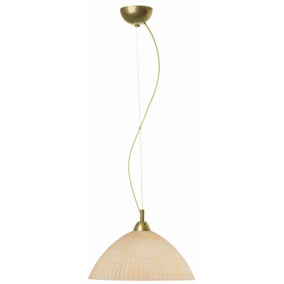 Φωτιστικό μονόφωτο γυαλί μελί Ε27 Φ36