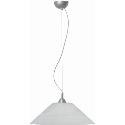 Φωτιστικό μονόφωτο γυαλί λευκό Ε27 Φ45