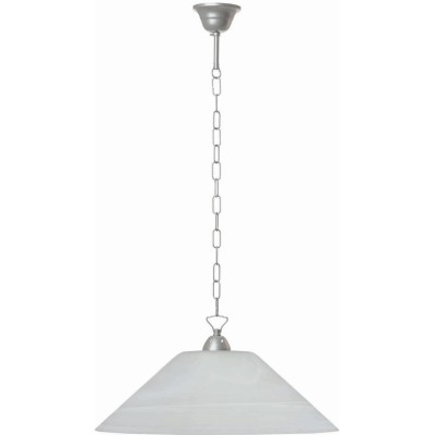 Φωτιστικό μονόφωτο γυαλί λευκό Ε27 Φ45