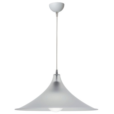 Φωτιστικό μονόφωτο Plexiglass λευκό σατινέ Ε27 Φ42