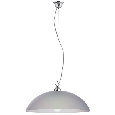 Φωτιστικό μονόφωτο Plexiglass λευκό σατινέ Ε27 Φ40