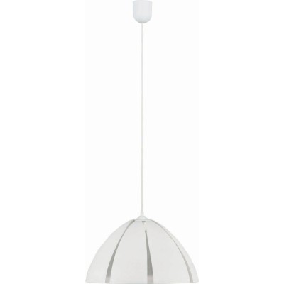 Φωτιστικό μονόφωτο γυαλί λευκό Ε27 Φ25