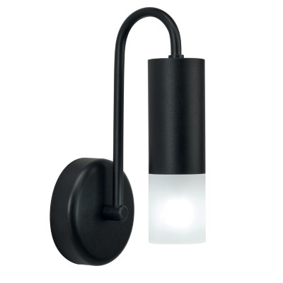 Απλίκα 1φ αλουμίνιο/plexi Φ5 G9