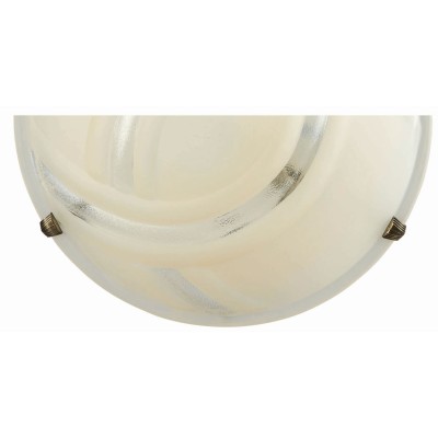 Απλίκα Γυαλί μελί 1xE27 Φ30