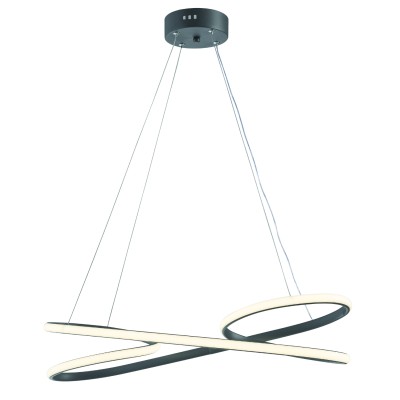 Φωτιστικό Πολύφωτο led γραφίτης 4000Κ 42w