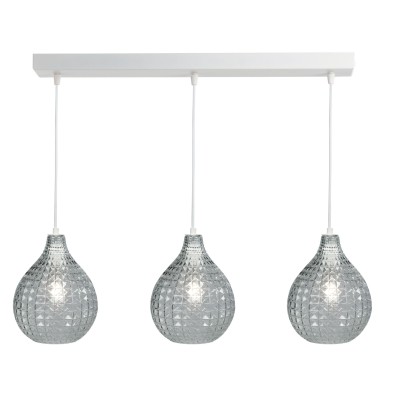 Φωτιστικό Πολύφωτο 3φ Μέταλλο/Γυαλί Ε27