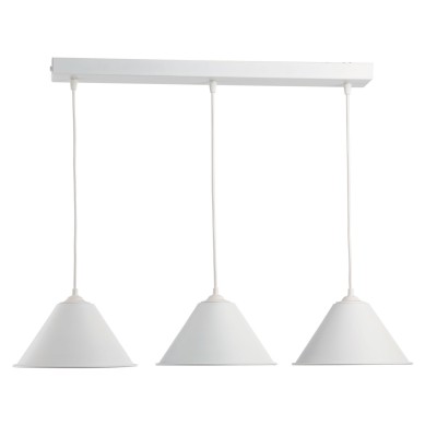 Φωτιστικό Πολύφωτο 3φ Αλουμίνιο λευκό Ε27