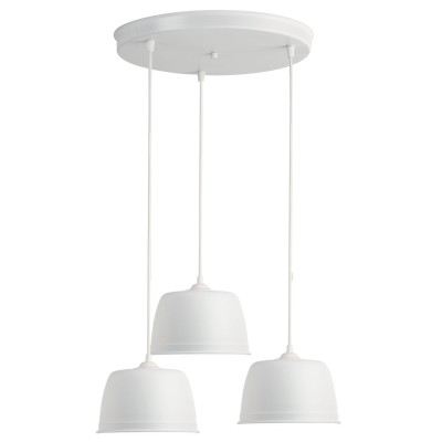 Φωτιστικό Πολύφωτο 3φ Αλουμίνιο λευκό Ε27