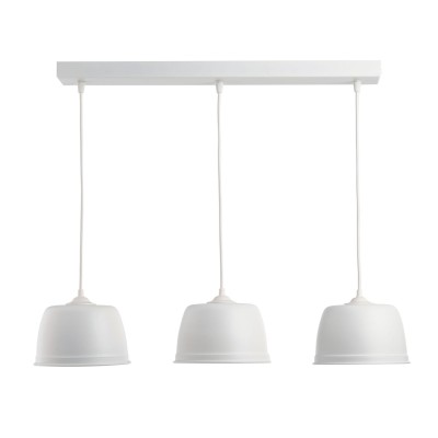 Φωτιστικό Πολύφωτο 3φ Αλουμίνιο λευκό Ε27