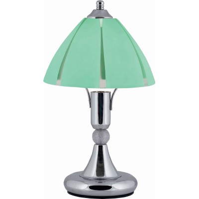 Φωτιστικό Πορτατίφ μέταλλο νίκελ/γυαλί βεραμάν Ε14