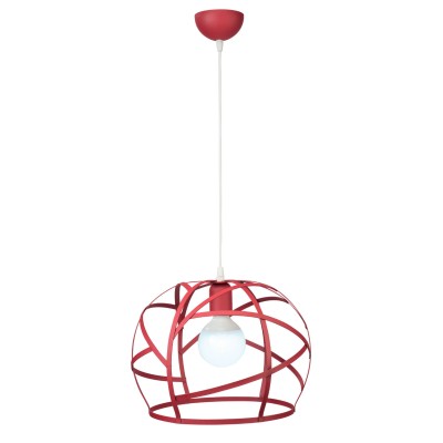 Φωτιστικό μονόφωτο παιδικό μέταλλο κόκκινο Ε27 Φ35