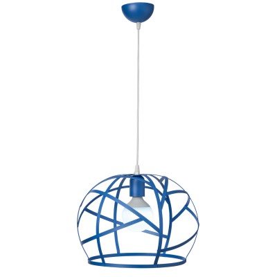 Φωτιστικό μονόφωτο παιδικό μέταλλο μπλέ Ε27 Φ35