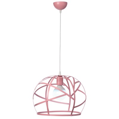 Φωτιστικό μονόφωτο παιδικό μέταλλο ρόζ Ε27 Φ35