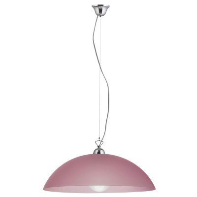 Φωτιστικό μονόφωτο Plexiglass ροζ σατινέ Ε27 Φ40