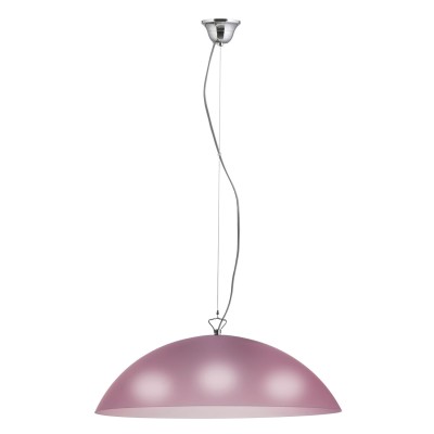 Φωτιστικό μονόφωτο Plexiglass ροζ σατινέ 3χΕ27 Φ47