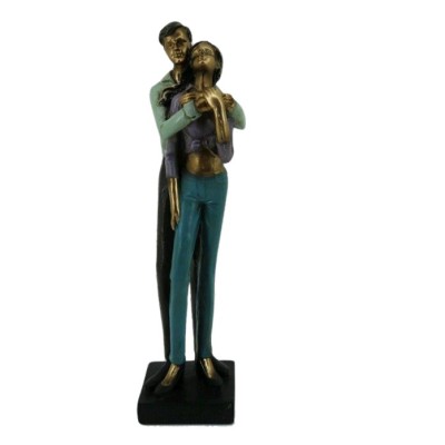 Διακοσμητικό Πολυεστερικό Ερωτευμένο Ζευγάρι 6.5x6x25cm