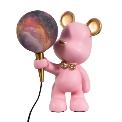 TLC 1113 PK ΑΡΚΟΥΔΟΣ ΡΟΖ ΜΕ ΛΑΜΠΑ 1xG9