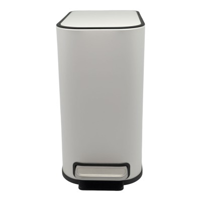 ΚΑΛΑΘΙ ΜΠΑΝΙΟΥ BELLO 5lt SOFT CLOSE SLIM ΜΕΤΑΛΛΙΚΟ ΑΣΠΡΟ ΜΑΤ ANKOR