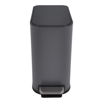 ΚΑΛΑΘΙ ΜΠΑΝΙΟΥ BELLO 5lt SOFT CLOSE SLIM ΜΕΤΑΛΛΙΚΟ ΓΚΡΙ ΜΑΤ ANKOR