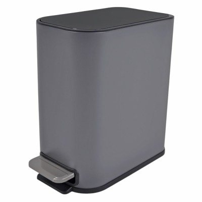 ΚΑΛΑΘΙ ΜΠΑΝΙΟΥ BELLO 5lt SOFT CLOSE SLIM ΜΕΤΑΛΛΙΚΟ ΓΚΡΙ ΜΑΤ ANKOR