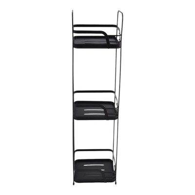 ΡΑΦΙΕΡΑ ΜΠΑΝΙΟΥ ΤΡΙΠΛΗ ΜΕΤΑΛΛΙΚΗ ΣΕ ΜΑΥΡΟ ΧΡΩΜΑ 16x15,5x63εκ. ANKOR