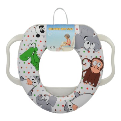 ΚΑΠΑΚΙ ΤΟΥΑΛΕΤΑΣ ΠΑΙΔΙΚΟ ΠΛΑΣΤΙΚΟ ΜΕ ΜΑΞΙΛΑΡΑΚΙ ΚΑΙ ΣΧΕΔΙΟ ΖΩΑΚΙΑ 29,5x35x 6,5εκ. ANKOR