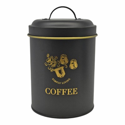 ΒΑΖΟ ΜΕΤΑΛΛΙΚΟ ΜΑΥΡΟ ΜΕ ΧΡΥΣΗ ΜΑΤ ΔΙΑΚΟΣΜΗΣΗ COFFEE 11,5x11,5x17εκ.ANKOR