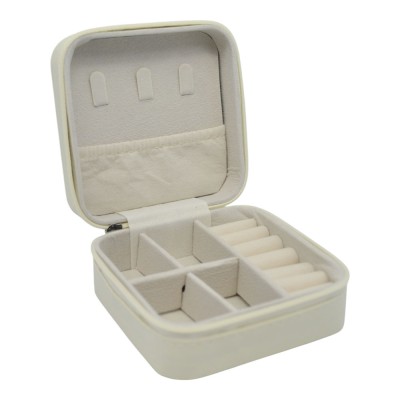 ΜΠΙΖΟΥΤΙΕΡΑ ΑΠΟ ΔΕΡΜΑΤΙΝΗ ΣΕ ΕΚΡΟΥ ΧΡΩΜΑ ΜΕ ΒΕΛΟΥΔΙΝΗ ΕΠΕΝΔΥΣΗ 10x10x5εκ. ANKOR