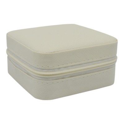 ΜΠΙΖΟΥΤΙΕΡΑ ΑΠΟ ΔΕΡΜΑΤΙΝΗ ΣΕ ΕΚΡΟΥ ΧΡΩΜΑ ΜΕ ΒΕΛΟΥΔΙΝΗ ΕΠΕΝΔΥΣΗ 10x10x5εκ. ANKOR