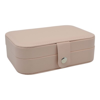 ΜΠΙΖΟΥΤΙΕΡΑ ΑΠΟ ΔΕΡΜΑΤΙΝΗ ΣΕ ΡΟΖ ΧΡΩΜΑ ΜΕ ΒΕΛΟΥΔΙΝΗ ΕΠΕΝΔΥΣΗ 16x11x5εκ. ANKOR