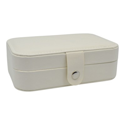 ΜΠΙΖΟΥΤΙΕΡΑ ΑΠΟ ΔΕΡΜΑΤΙΝΗ ΣΕ ΕΚΡΟΥ ΧΡΩΜΑ ΜΕ ΒΕΛΟΥΔΙΝΗ ΕΠΕΝΔΥΣΗ 16x11x5εκ. ANKOR