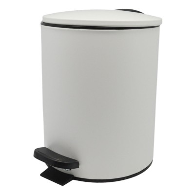 ΚΑΛΑΘΙ ΜΠΑΝΙΟΥ 5lt INOX ΑΣΠΡΟ ΜΑΤ SOFT CLOSE ANKOR