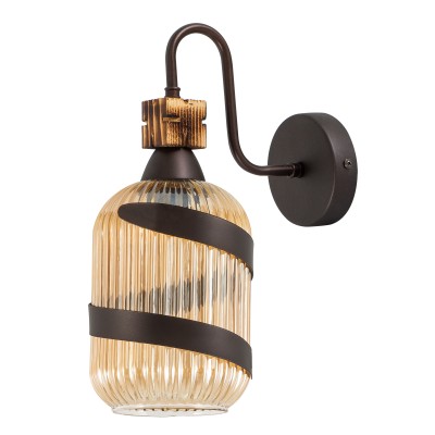 WLA 136 ΗΝ ΑΠΛΙΚΑ ΡΟΥΣΤΙΚ ΜΕ ΛΑΜΑ ΓΥΑΛΙ ΜΕΛΙ 1xΕ-27 40W