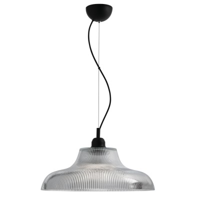 Φωτιστικό μονόφωτο γυαλί διάφανο E27 Φ40